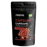 Biologisch gevriesdroogd aardbeienpoeder, 50 g, Niavis