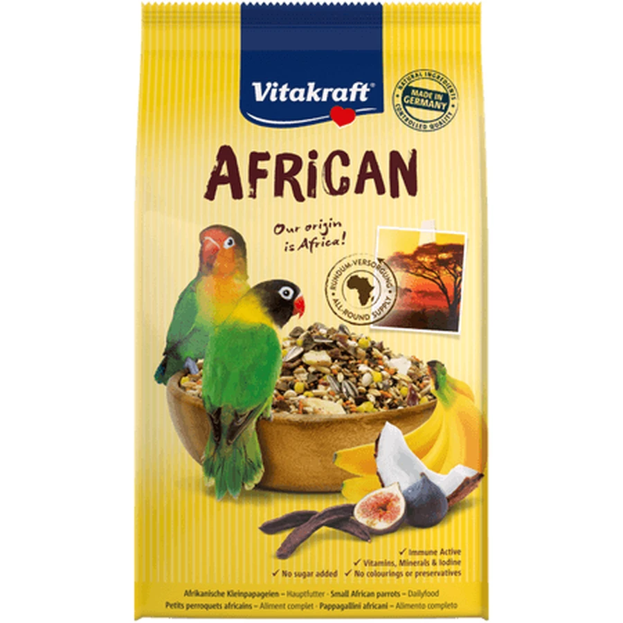 Futter für afrikanische Papageien, 750 g, Vitakraft