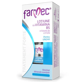 Lotion pour les ongles à la vitamine B5, traitement intensif, 11 ml, Farmec
