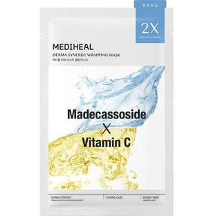 Sheetmasker, Derma Synergy Madecassoside X Vitamine C, 25 ml, Mediheal