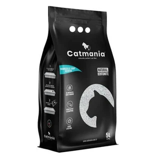 Żwirek dla kotów o zapachu mydła marsylskiego z dodatkiem bentonitu, 5 l, Catmania