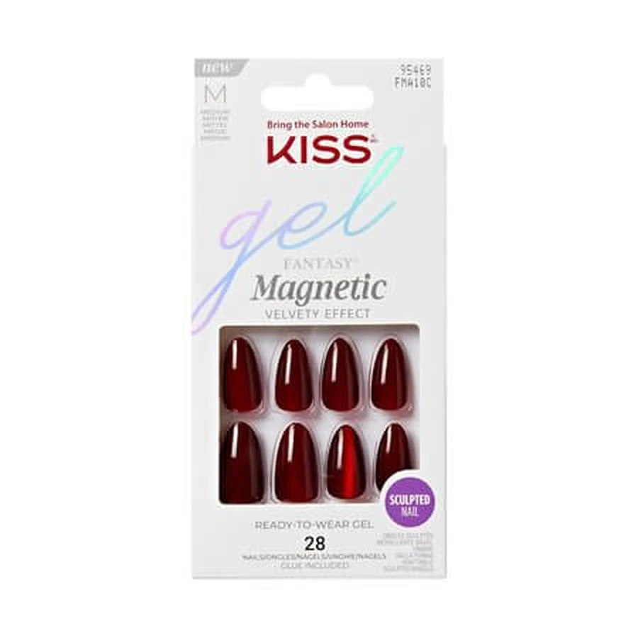 Faux ongles en gel magnétiques BeatBelles Fantasy, 28 pièces, Kiss