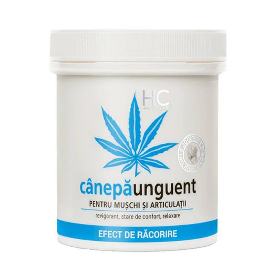 Cooling Ointment with 5% Hemp Oil, 250 ml, Health Culture