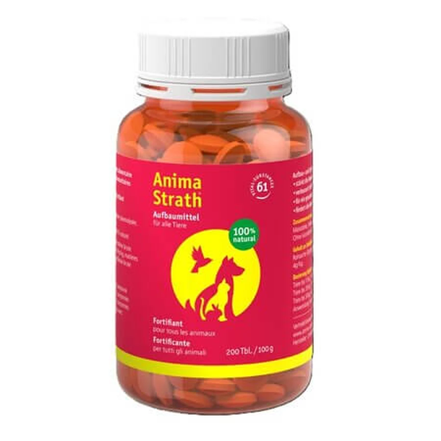 Complément alimentaire Anima-Strath pour chiens et chats, 200 comprimés, Bio-Strath