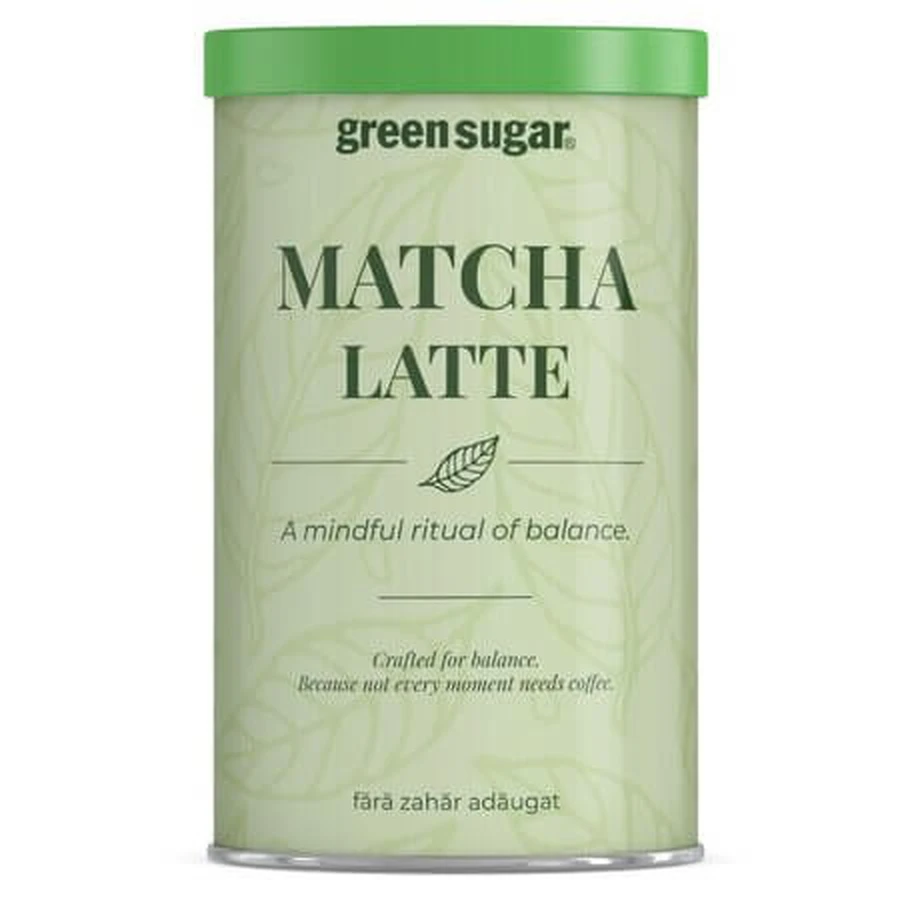 Matcha Latte con zucchero verde, 200 g, Remedia Laboratories