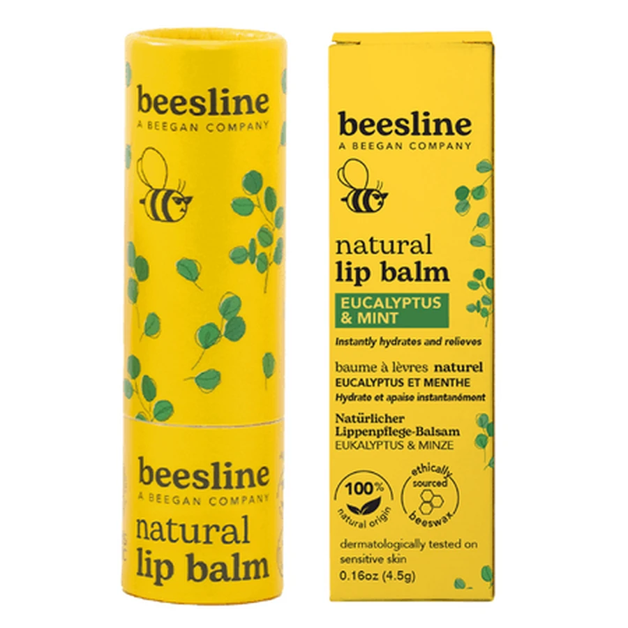 Naturalny balsam do ust o zapachu eukaliptusa i mięty, 4,5 g, Beesline: ceny i cechy