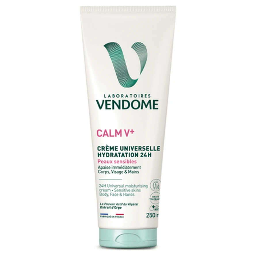 Calm V+ Crema idratante universale 24 ore, 250 ml, Laboratoires Vendome