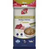 N&D Weight Management – Cremige Katzenleckerlis mit Huhn und Thunfisch, 4 × 15 g, Farmina