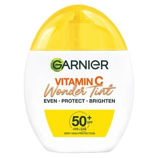 Vitamin C Wonder Tint SPF 50+ – getönte Feuchtigkeitscreme mit Sonnenschutz, mittlerer Deckkraft, 40 ml, Garnier