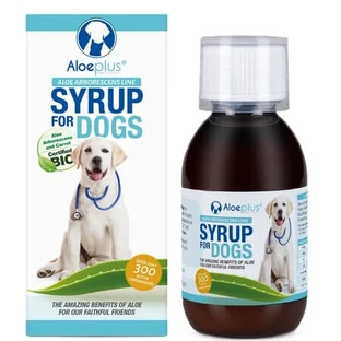 Aloe-, Möhren- und Honigsirup für Hunde, 150 ml, Aloeplus