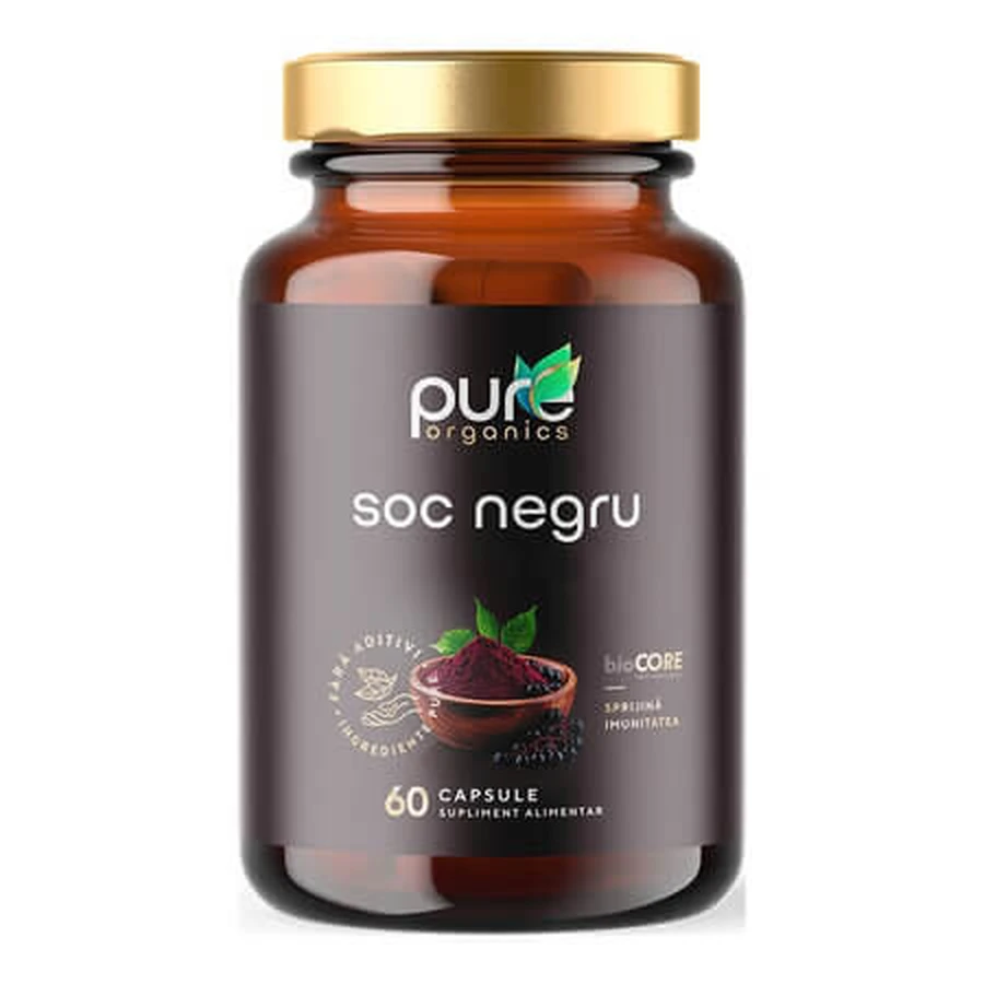 Sureau noir, 60 gélules, Pure Organics