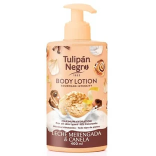 Leche Merengada & Canela Body Lotion, 400 ml, Tulipan Negro
