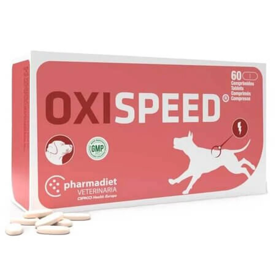 Oxispeed Nahrungsergänzungsmittel für Hunde, 60 Tabletten, Pharmadiet
