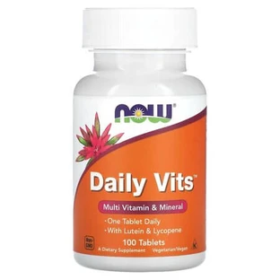 Daily Vits : multivitamines et minéraux, 100 comprimés, Now Foods