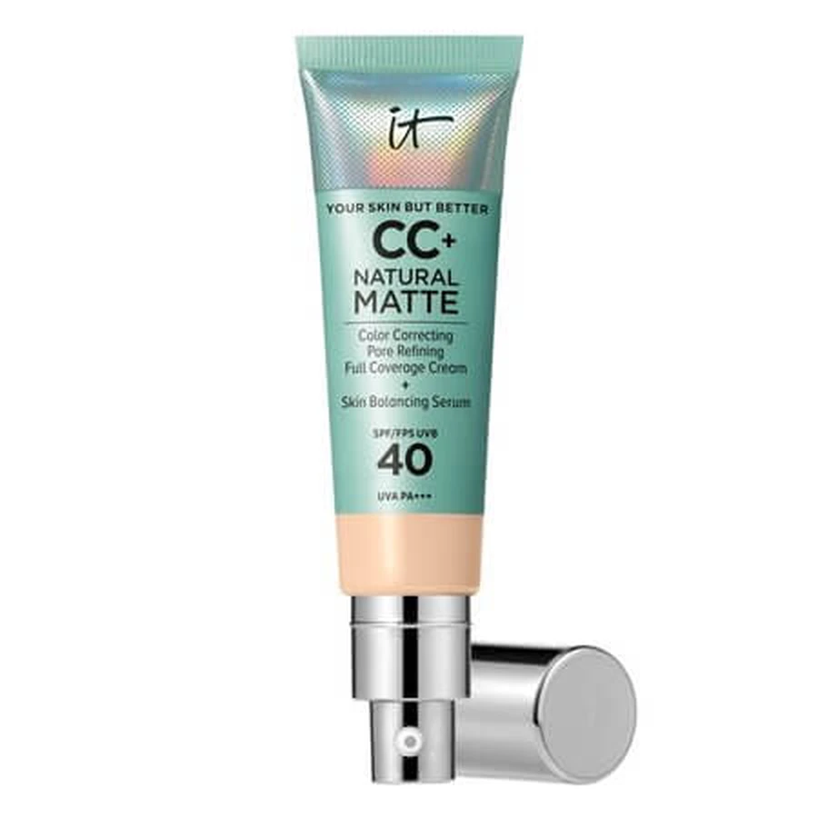 Fair CC Natural Matte Tinted Mattifying Cream with SPF 40, 32 ml, It Cosmetics