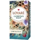 A blend of green tea, flower petals, and fruit, with a raspberry flavor—Cleopatra's Night, 24 tea bags x 2 g, Lovare