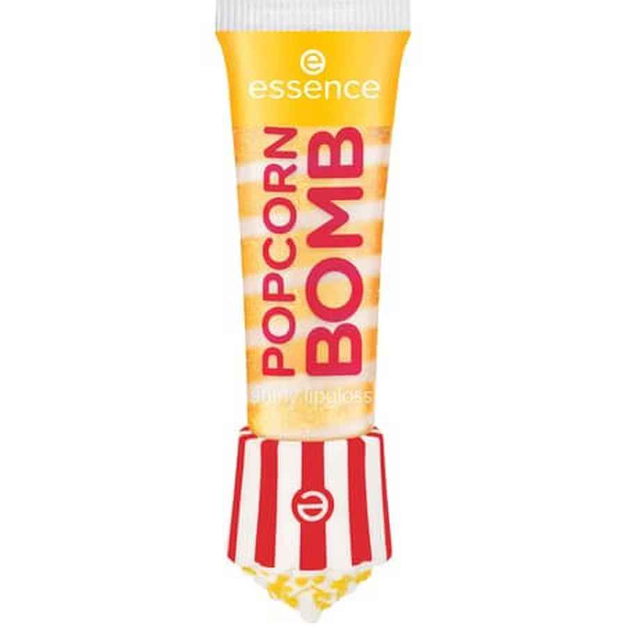Lip Gloss 01 Sweet Or Salty Popcorn Bomb Juicy Bomb Shiny Lipgloss, 10 ml, Essence