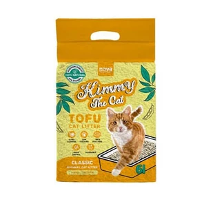 Klasyczna ściółka dla kotów z tofu, 6 l, Kimmy The Cat