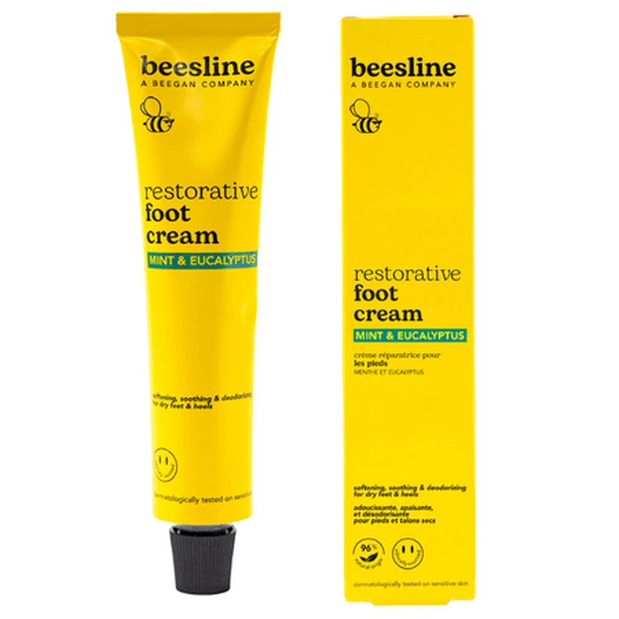 Krem regenerujący do stóp z miętą i eukaliptusem, 100 ml, Beesline: ceny i cechy