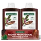 Klorane Shampoo Set with Quinine and Edelweiss, 2x400 ml