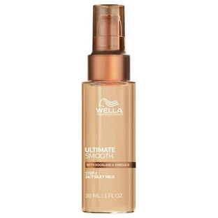 Lapte de par leave-in cu protectie termica Ultimate Smooth Silky Milk, 30 ml, Wella Professionals