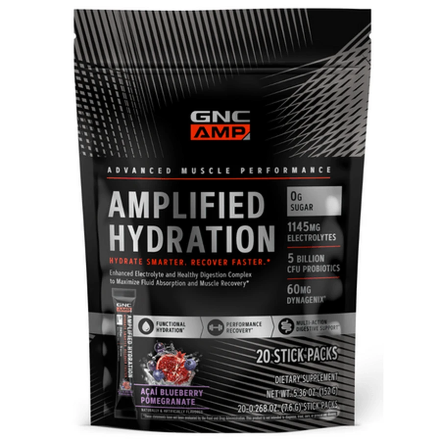 Electrolyte Drinks with Acai, Blueberry, and Pomegranate Flavors, 20 packets, GNC