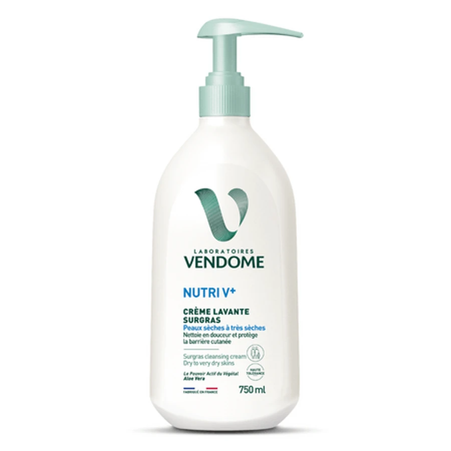 Nutri V+ Extra-Rich Cleansing Cream, 750 ml, Laboratoires Vendome