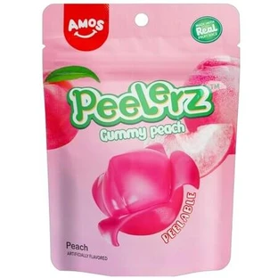 Peelerz Gummibonbons mit Pfirsichgeschmack, 65 g, Amos