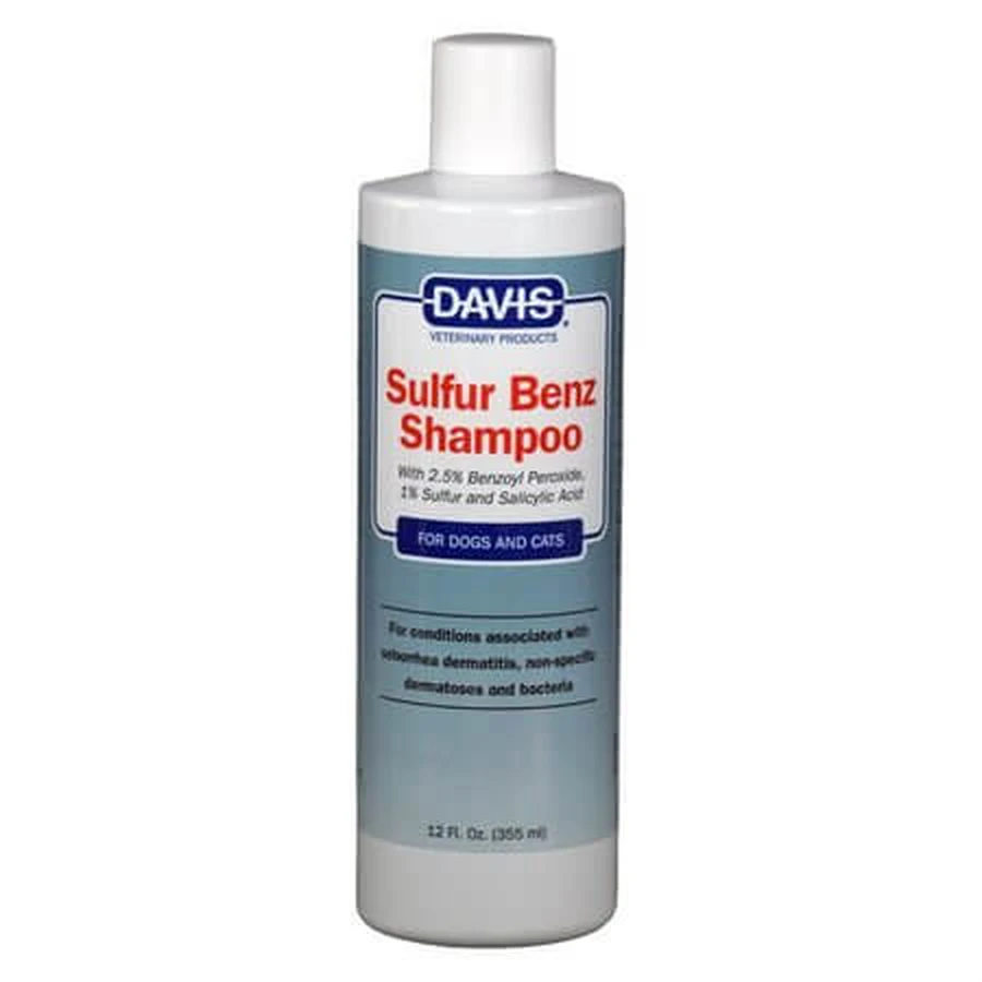 Sulfur Shampoo for Dogs and Cats, 355 ml, Davis
