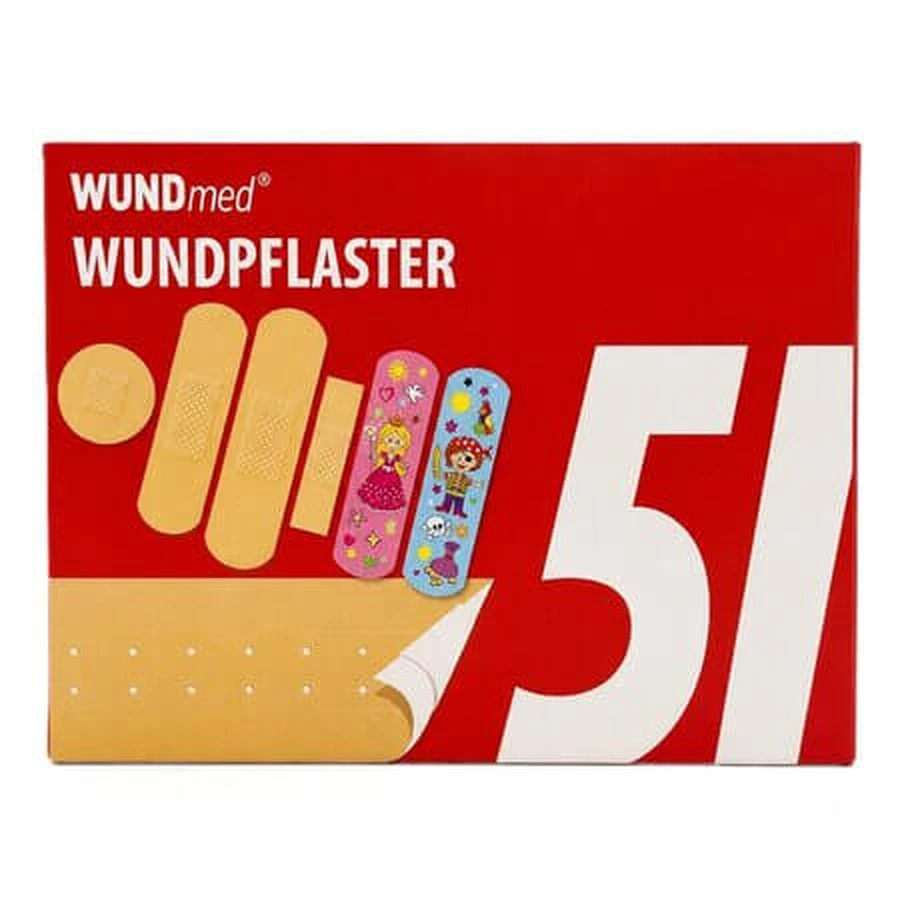 Pleisterset voor het hele gezin, 51 stuks, Wundmed