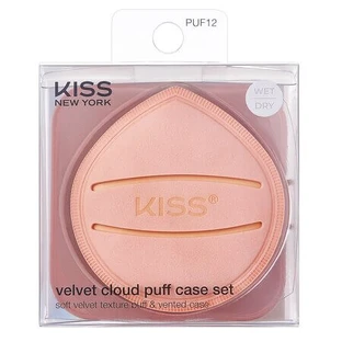 Esponja redonda de maquillaje con soporte para la borla, 1 unidad, Kiss
