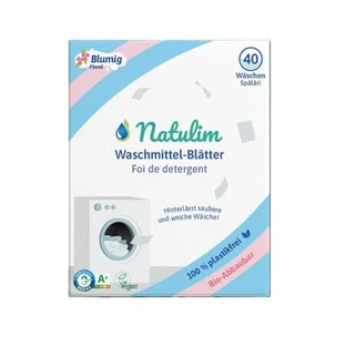 Umweltfreundliches Waschmittel mit blumigem Duft, 40 Tücher, Natulim