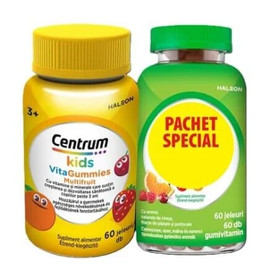 Centrum Vitagummies Multifruit + Centrum Multi Gummies für Erwachsene, Packung mit 60 Gummies, 60 Gummies + 60 Gummies, Haleon