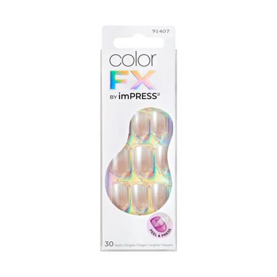imPRESS Color FX Connection False Nails, 30 pieces, Kiss