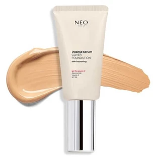 Fond de teint SPF 30, teinte 01 Porcelain Intense Serum Cover Foundation, 30 ml, Neo Make Up
