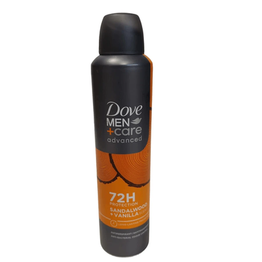 Men Care Advanced Sandelholz-Vanille-Antitranspirant-Spray für Männer, 250 ml, Dove