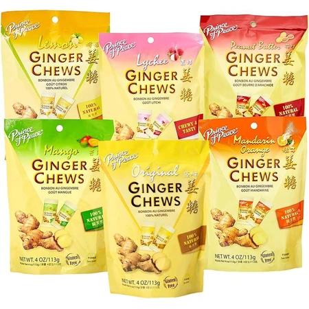 Ginger Chews, 28 bombones, Prince of Peace