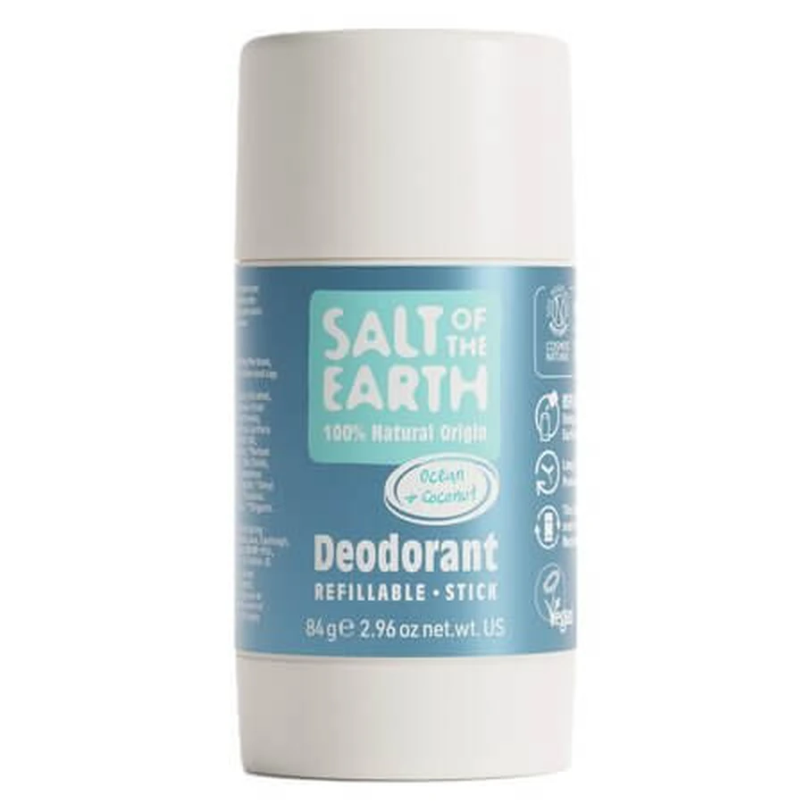 Déodorant naturel en stick « Ocean Coconut », 84 g, Salt of the Earth