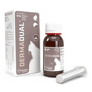 Dermadual Gel Nutritional Supplement for Cats and Ferrets, 50 ml, Pharmadiet