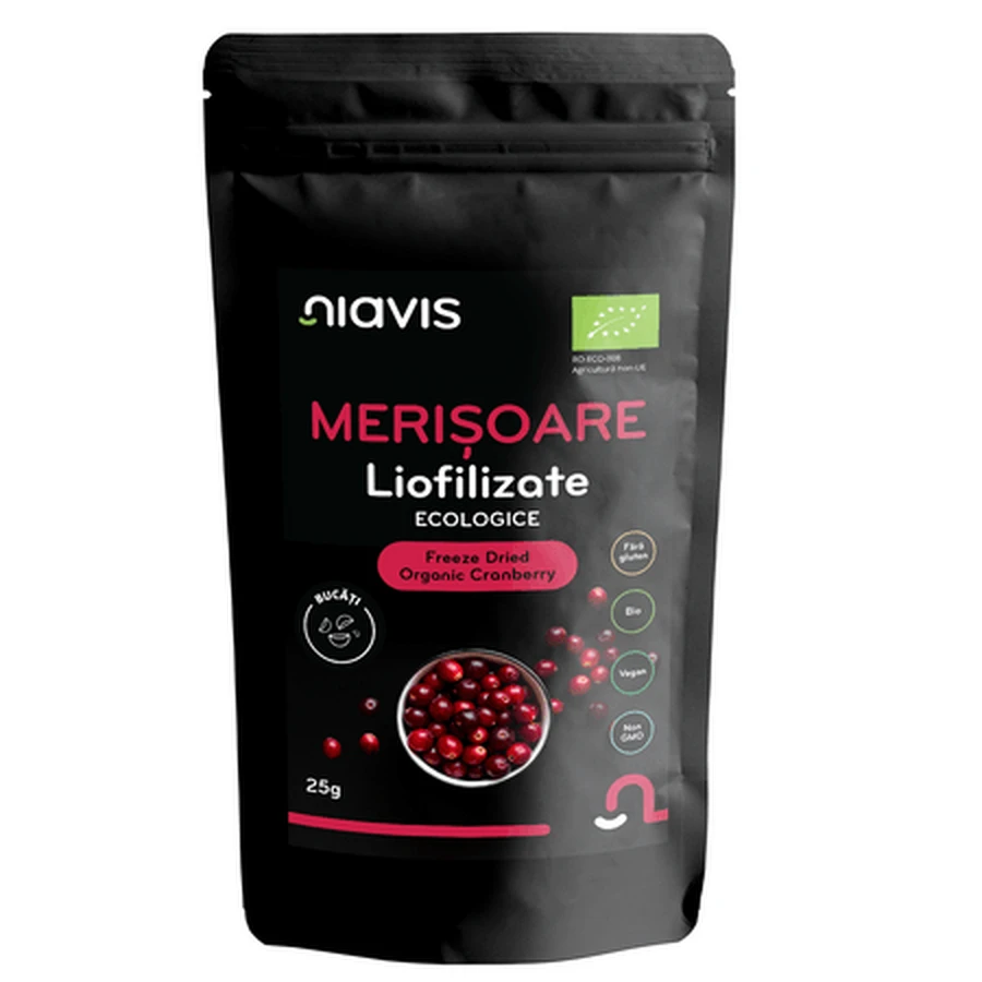 Freeze-dried cranberries, 25 g, Niavis