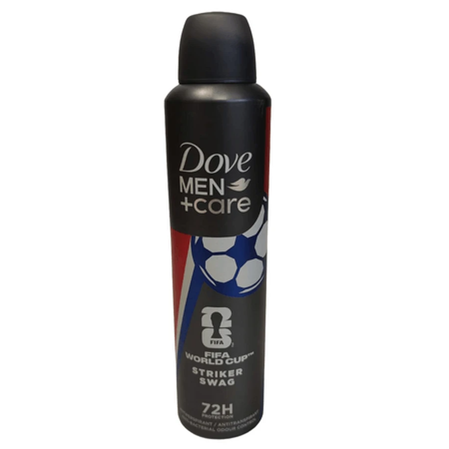 Men Care FIFA-Weltmeisterschaft „Striker Swag“ Antitranspirant-Spray für Männer, 250 ml, Dove