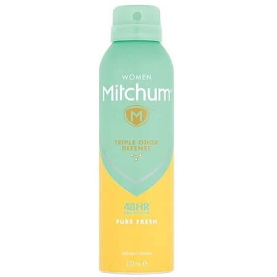 Dezodorant w sprayu „Triple Odor Defense Pure Fresh” z aloesem i witaminą A, 200 ml, Mitchum: ceny i cechy