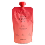 Pasteryzowany przecier z jabłek, brzoskwiń, truskawek i malin — mieszanka „Much Berry”, 180 g, Nutrino Lab