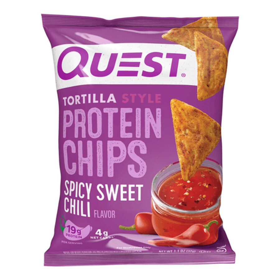 Comprar Quest Nutrition Chips de Proteína Sabor Chili Dulce Picante, 32 G Quest Nutrition Chips de Proteína Sabor Chili Dulce Picante, 32 G