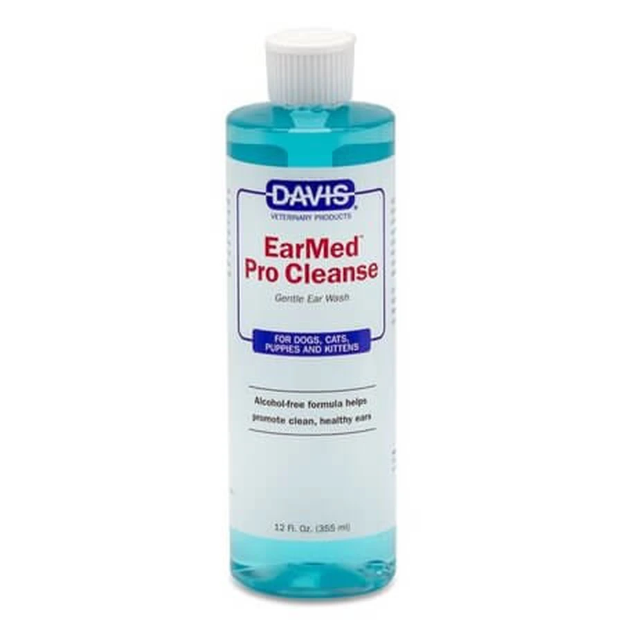 Earmed Pro Cleanse Oorreinigingsvloeistof voor honden en katten, 355 ml, Davis