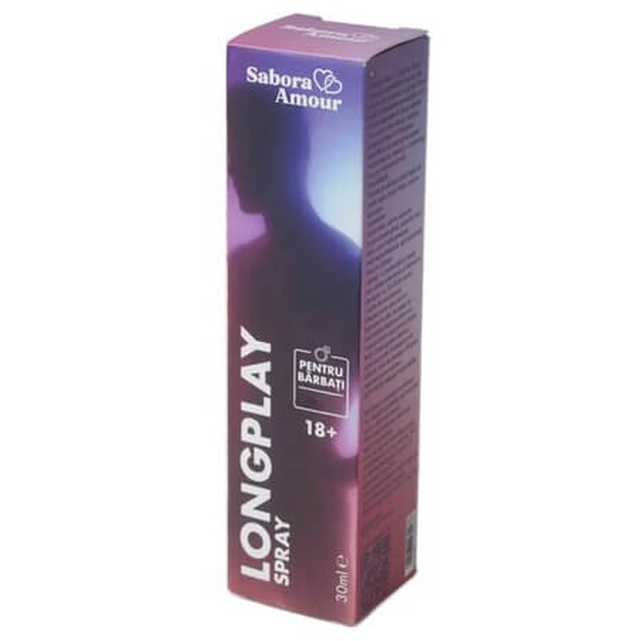 LongPlay Intimate Spray for Men, 30 ml, Sabora Amour