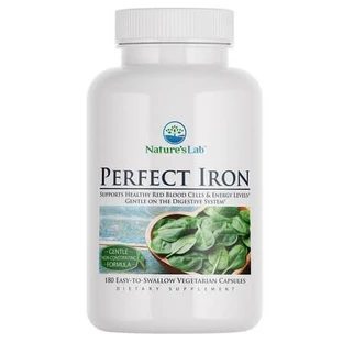 Nature's Lab Perfect Iron Bisglycinate, 180 capsules, GNC