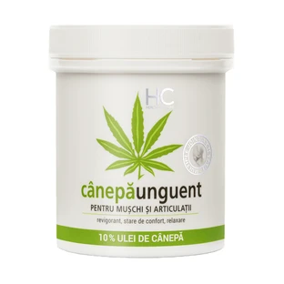 Massagezalf met 10% hennepolie, 250 ml, Health Culture