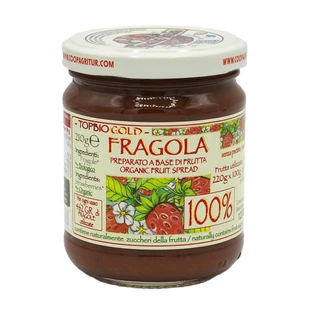 Strawberry Jam, 210 g, Biovicta