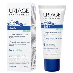 Crema para bebés contra la costra láctea, 40 ml, Uriage